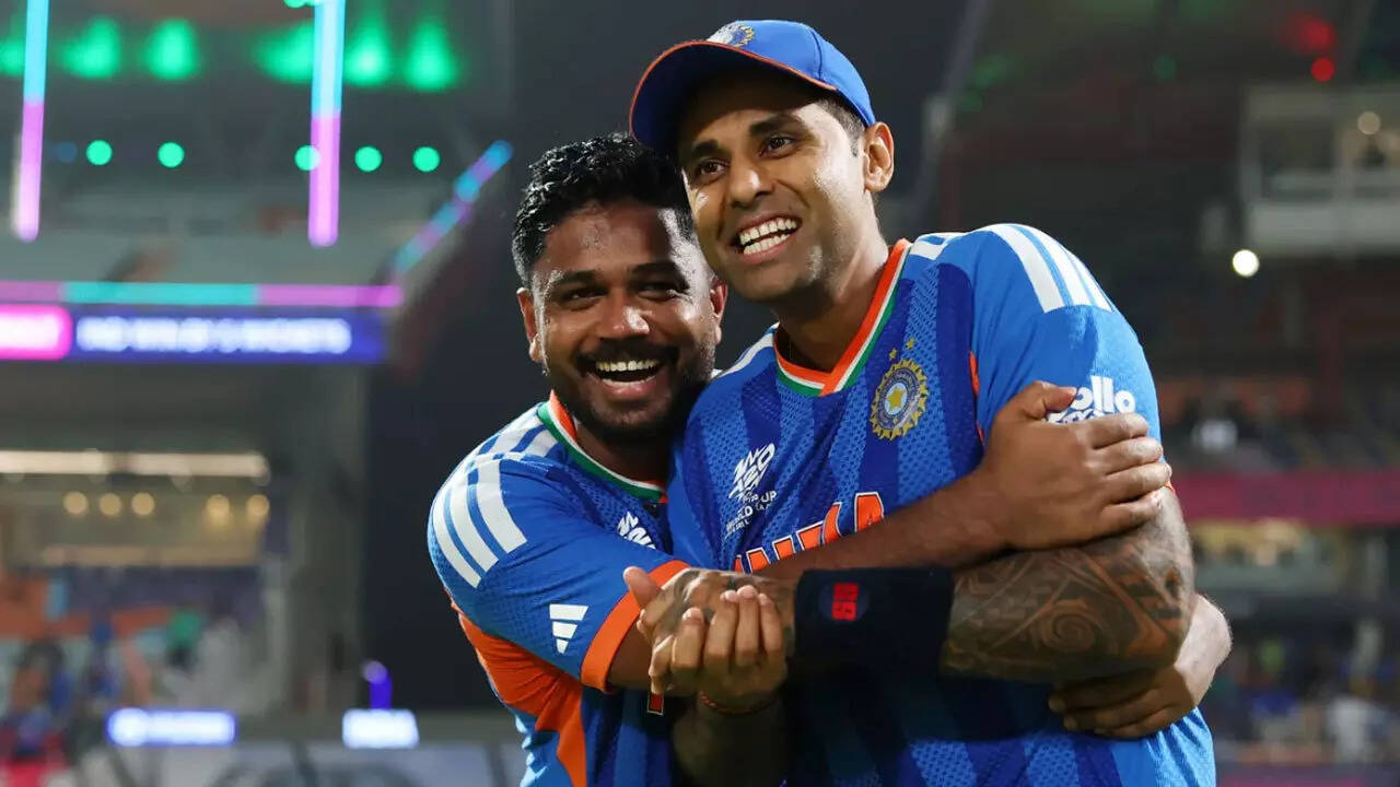 ‘Mera bat’: Sanju Samson stops Rinku Singh from walking away with his bat during West Indies match – watch