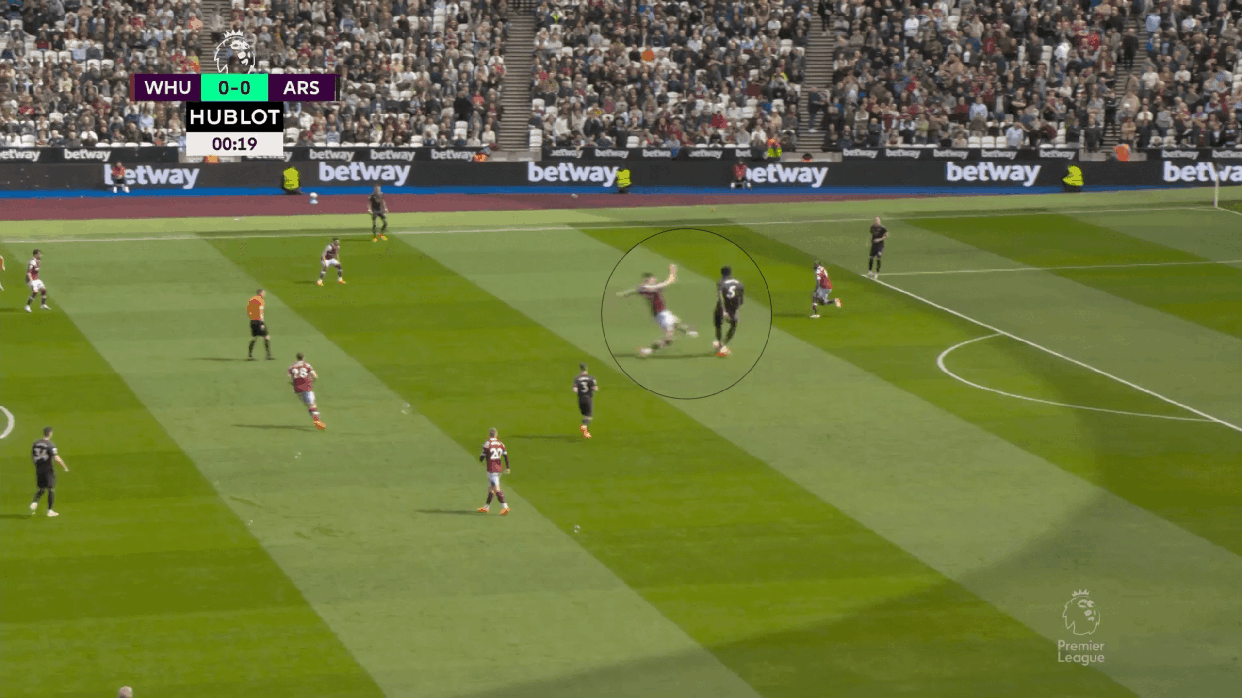 Declan Rice mocks Chelsea fans after assisting the goal winner for Arsenal